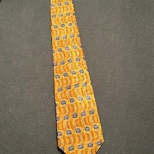 Mens Robert Talbott gold tie
